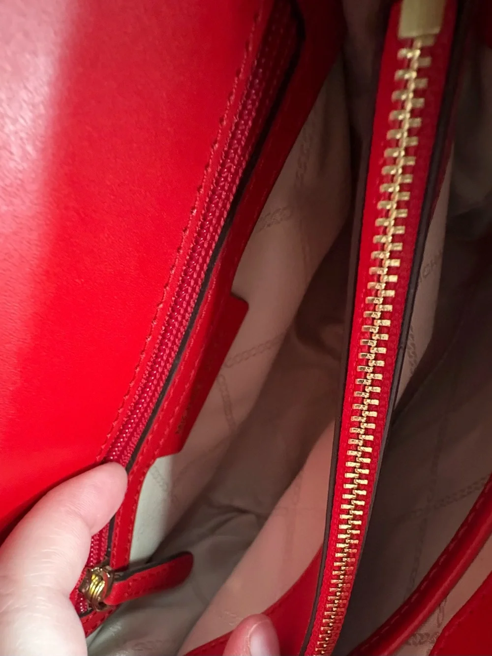 Michael Kors bold red